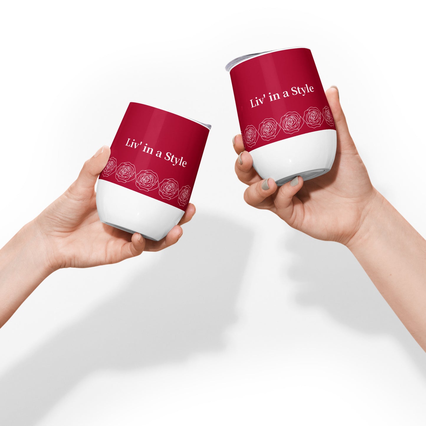 Liv'in A Style Red Wine Tumbler